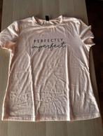 T-shirt rose clair, Manches courtes, Rose, Taille 36 (S), Comme neuf