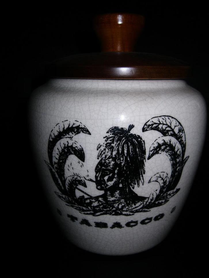 Vintage en antieke tabakspotten., Antiek en Kunst, Curiosa en Brocante, Ophalen