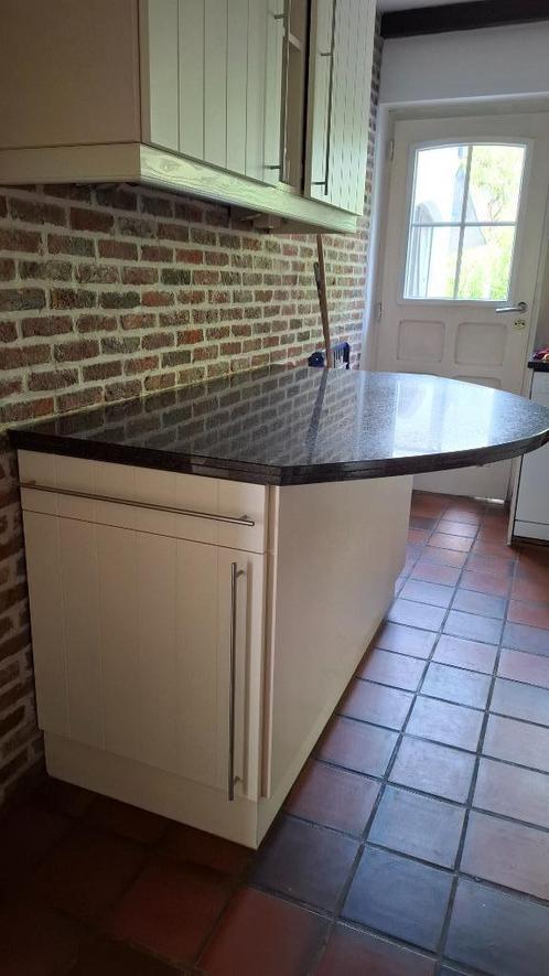 Keukeneiland met marmer blad/ tafel, Antiek en Kunst, Antiek | Meubels | Kasten, Ophalen