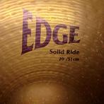 Zildjian vintage edge 20 inch solid ride voor uw drumstel, Ophalen of Verzenden, Zo goed als nieuw
