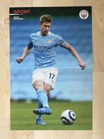 Poster Kevin De Bruyne (Manchester City), Verzamelen, Sportartikelen en Voetbal, Ophalen of Verzenden, Zo goed als nieuw, Poster, Plaatje of Sticker