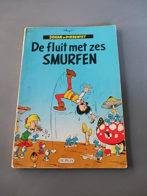 Johan en Pirrewiet, Fluit met zes Smurfen, 1st dr, gde staat, Boeken, Stripverhalen, Eén stripboek, Verzenden