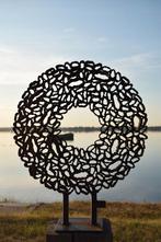 Œuvres d'art en fer dans un environnement naturel, Antiquités & Art, Enlèvement ou Envoi