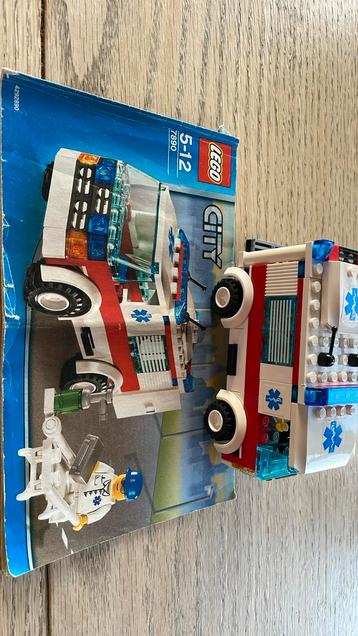 Lego city 7890 ziekenwagen, Enlèvement, Utilisé, Lego