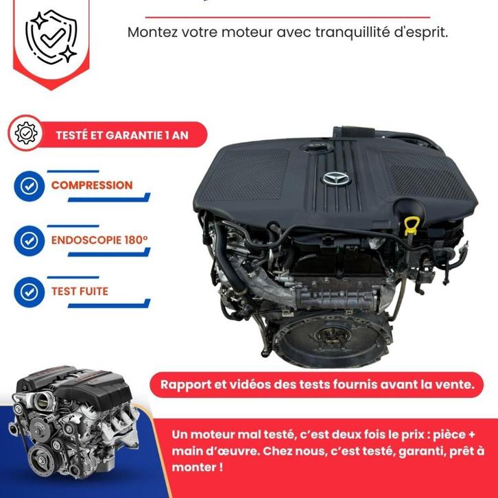 Complete motor Mercedes klasse c 220 250, Auto-onderdelen, Motor en Toebehoren, Mercedes-Benz, Nieuw, Ophalen of Verzenden