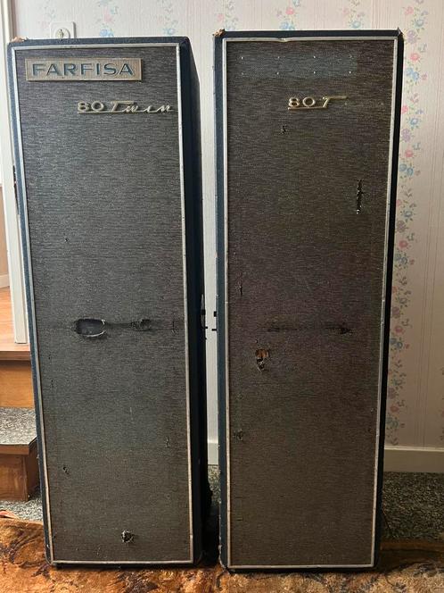 Speakers Farfisa 80 Twin , ITT-speakers, Hammond ritmebox, Audio, Tv en Foto, Versterkers en Ontvangers, Gebruikt, Overige systemen