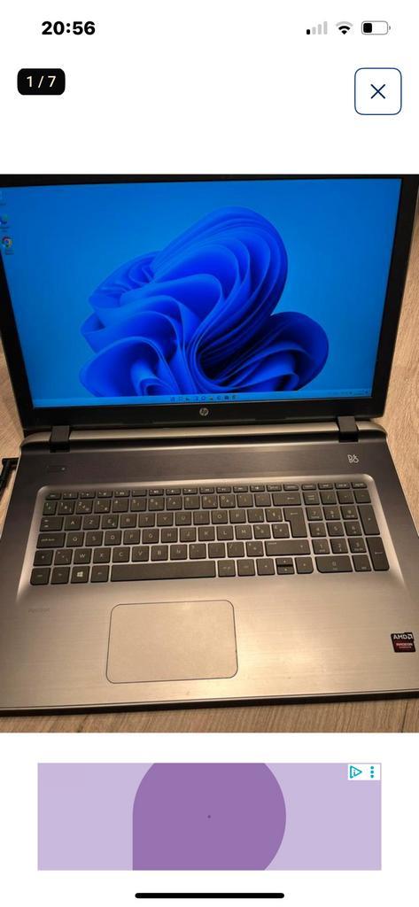 Hp amd A10, Computers en Software, Windows Laptops, Zo goed als nieuw, SSD, 8 GB, Ophalen of Verzenden