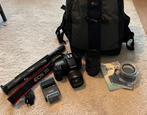 Canon EOS 7D-camera (obj 18-55 en 8-16) + accessoires, Audio, Tv en Foto, Ophalen of Verzenden, Gebruikt, Canon