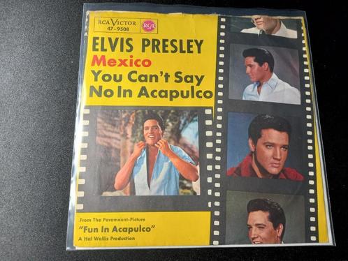 Elvis Presley – Mexico / You Can't Say No In Acapulco '7 N/m, Cd's en Dvd's, Vinyl Singles, Zo goed als nieuw, Single, Pop, 7 inch