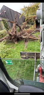 Tuinenleuckx minitractor werktuigen kraan & chauffeur tehuur, Zakelijke goederen, Ophalen, Kraan