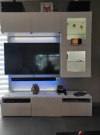 ENSEMBLE MEUBLES TV éclairage led 180 L x  205 H, 25 à 50 cm, 150 à 200 cm, Comme neuf, Enlèvement