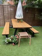 Picknicktafel Vinci 220Lx174Bx75H, Tuin en Terras, Ophalen, Gebruikt, Aluminium