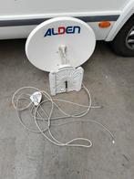 Alden satellietschotel met 19" Alden tv, Caravanes & Camping
