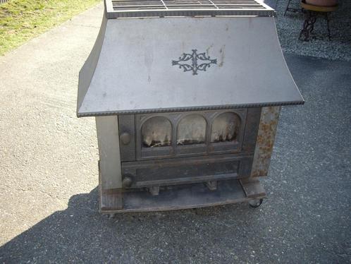 Te Koop ; Kachel  , Kolen en Hout, Huis en Inrichting, Kachels, Gebruikt, Allesbrander, Hout, Ophalen