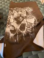 DEKEN VOOR 1 PERSOON MET KATTEKOP, Ophalen, Nieuw, Deken