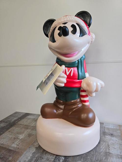 Grote mickeymouse 62cm met verlichting uit disneyland, Collections, Disney, Comme neuf, Enlèvement ou Envoi