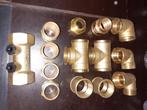 Lot pièces sanitaire chauffage LAITON CUIVRE, Ophalen, Nieuw, Koper, Overige typen