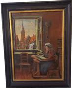 Jules Waroquiers uit 1947, Antiek en Kunst, Kunst | Schilderijen | Klassiek, Ophalen of Verzenden