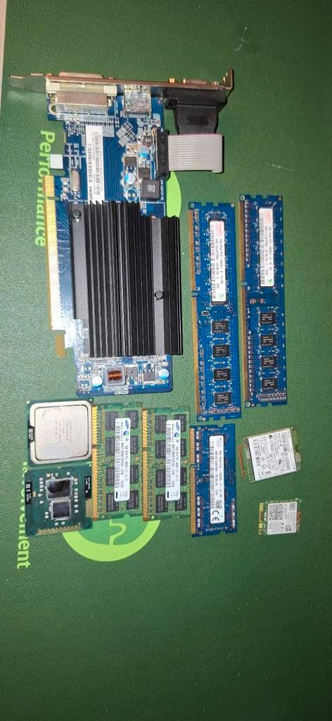 Grote Bundel Oude PC-Onderdelen: CPU, 11GB RAM, GPU & Netwer, Computers en Software, Desktop Pc's, Verzenden