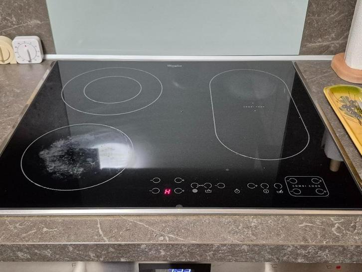 Vitrokeramische kookplaat, Elektronische apparatuur, Kookplaten, Gebruikt, Inbouw, Elektrisch, 4 kookzones, Ophalen