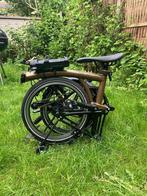 New Brompton P Line Folding Bike (Brown) + Extras, Ophalen, Brompton, 14 tot 16 inch, Versnellingen