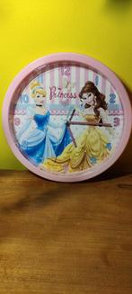 Disney Prinsessen wandklok, Huis en Inrichting, Ophalen of Verzenden, Zo goed als nieuw, Analoog, Wandklok