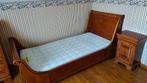 Eenpersoonsbed in retrostijl met volledige slaapkamer, Huis en Inrichting, Ophalen, Gebruikt, Eenpersoons, Rétro