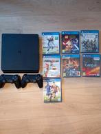 PS4 + 2 manettes + 7 jeux – très bon état, Games en Spelcomputers, Ophalen, Zo goed als nieuw, Met 2 controllers
