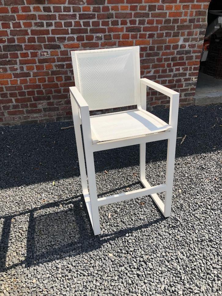bar stoelen (3 stuks beschikbaar), Tuin en Terras, Tuinstoelen, Zo goed als nieuw, Aluminium, Ophalen