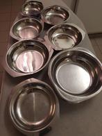 Vintage RVS serveerschaal - 7stuks, Ophalen of Verzenden, Zo goed als nieuw