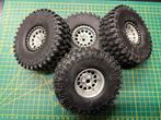 1.9 Beadlock velgen met banden, Ophalen of Verzenden, Nieuw, Schaal 1:10, Auto offroad