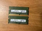 Samsung 2x8GB ddr4 SODIMM, Computers en Software, RAM geheugen, DDR4, Ophalen of Verzenden, Zo goed als nieuw, 16 GB