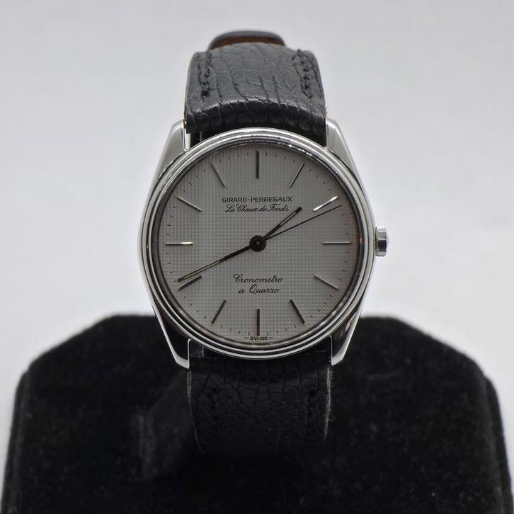 Girard Perregaux Quartz Chronometer Horloge - Zeldzaam!, Handtassen en Accessoires, Horloges | Heren, Zo goed als nieuw, Polshorloge