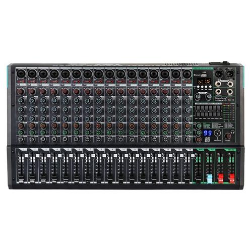 PA16 Professionele 16 kanaals mixer DJ controller met DSP, Muziek en Instrumenten, Microfoons, Zo goed als nieuw, Instrumentmicrofoon