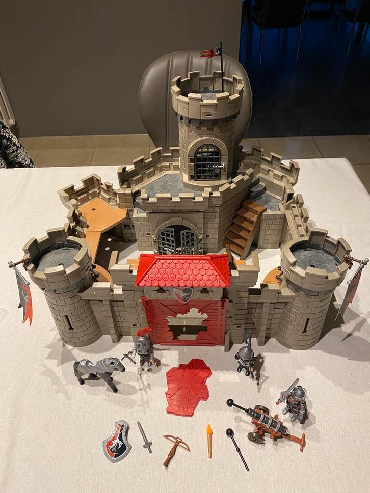 Playmobil burcht van de orde van de valkenridders (6001), Kinderen en Baby's, Speelgoed | Playmobil, Gebruikt, Ophalen of Verzenden