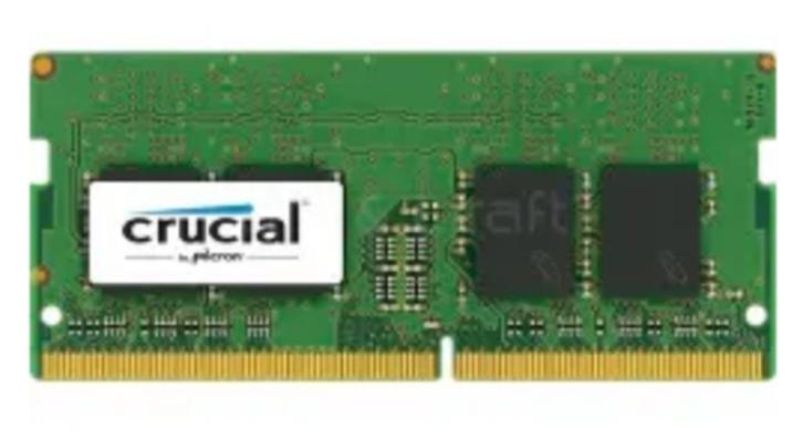 2X Crucial 8GB 2400MHz DDR4 SODIMM, Computers en Software, RAM geheugen, Zo goed als nieuw, Laptop, 8 GB, DDR4, Ophalen