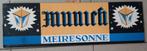 Meiresonne reclame MUNICH 52 x 16 karton, Verzamelen, Biermerken, Ophalen of Verzenden