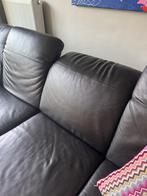 ️ Natuzzi lederen relaxzetel – 4-zit met 2 elektrische rel, Ophalen, Gebruikt, Leer, 75 tot 100 cm