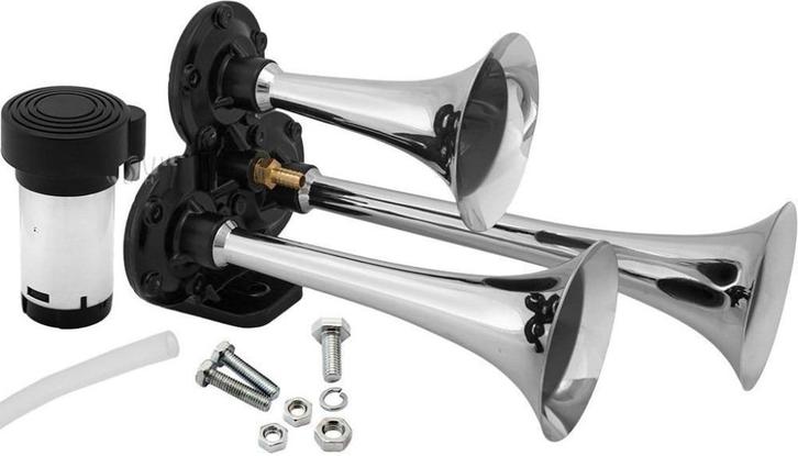 Luchthoorn  + compressor 12V (train), Auto diversen, Overige Auto diversen, Verzenden