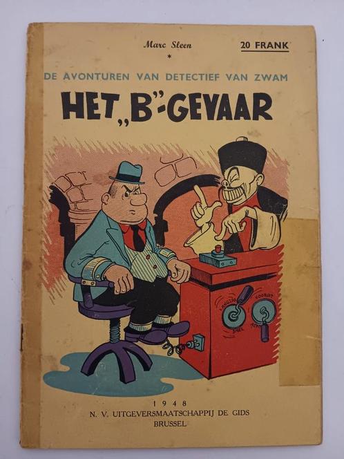 Het B gevaar , Marc Sleen , 1ste druk 1948 ,, Boeken, Stripverhalen, Gelezen, Eén stripboek, Ophalen of Verzenden