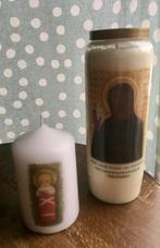 Set de 2 bougies religieuses OLV Malines+Baby Jesus, Antiquités & Art, Antiquités | Objets religieux, Enlèvement