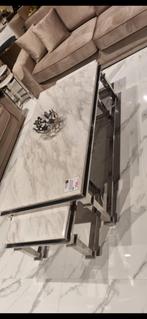 Zetel en salontafels, Huis en Inrichting, Ophalen, Overige materialen, Hoekbank, 300 cm of meer