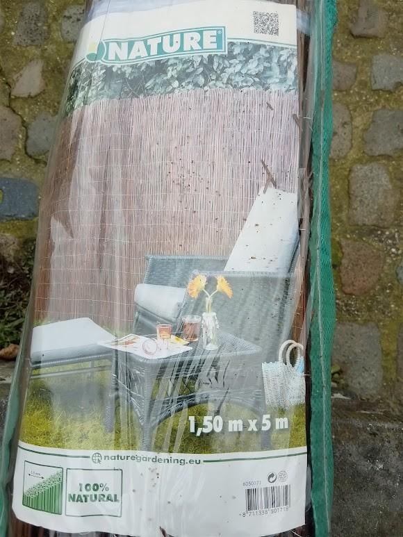 natuurlijke wilgenmat, Tuin en Terras, Tuinhekken en Hekwerk, Ophalen, Nieuw, Hout, Overige typen