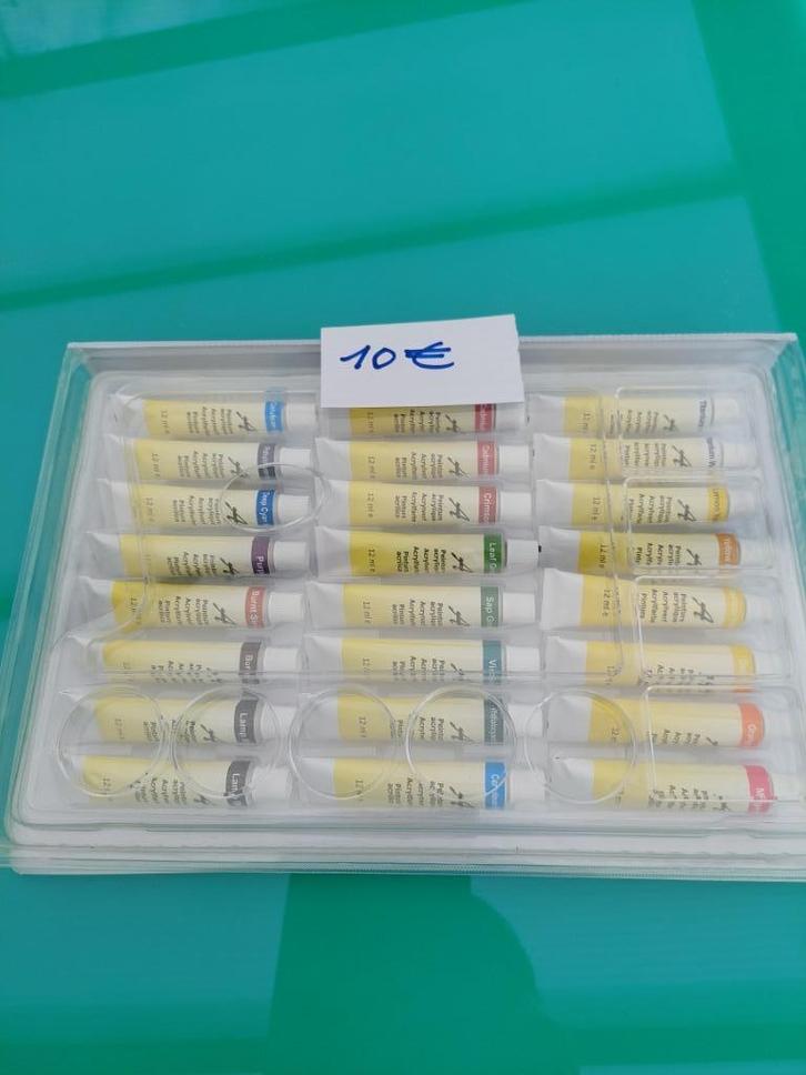 TUBES DE PEINTURE ACRYLIQUE, Hobby en Vrije tijd, Schilderen, Nieuw, Acrylverf, Ophalen