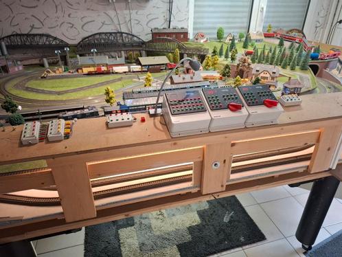 Marklin trein tafel 3.26m x 1.75m, Hobby en Vrije tijd, Modeltreinen | Overige schalen, Gebruikt, Ophalen
