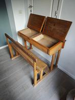 oude schoolbank, Antiek en Kunst, Ophalen