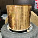 Grote koperen pot, Ophalen, Gebruikt