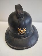 Belgische brandweerhelm leder, Verzamelen, Verzenden