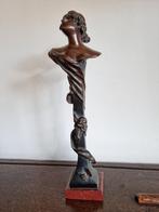 petite statuette bronze, Brons, Ophalen