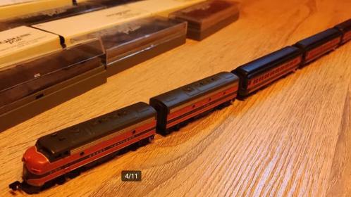 Bachmann Plus passagierstreinkonvooi (8 stuks), Hobby en Vrije tijd, Modeltreinen | N-Spoor, Gebruikt, Treinset, Bachmann, Analoog